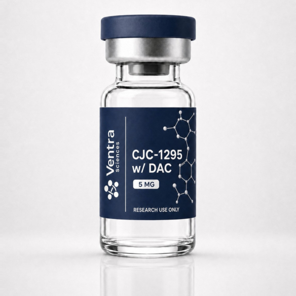 CJC-1295 w/ DAC 5MG research vial - Ventra Sciences, for research use only