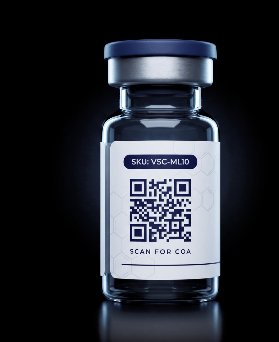 Ventra vial with certificate of analysis